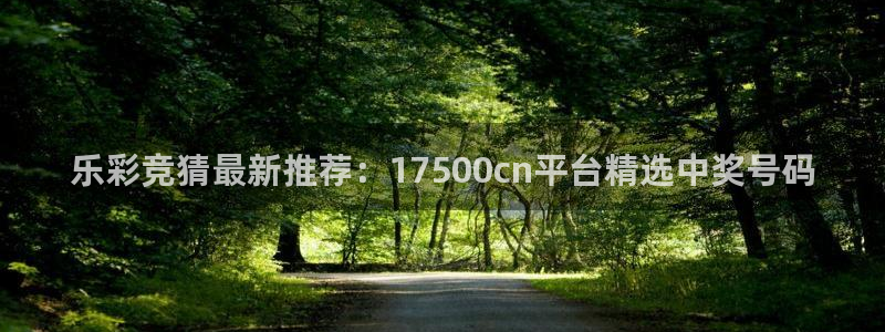 乐彩竞猜最新推荐：17500cn平台精选中奖号码
